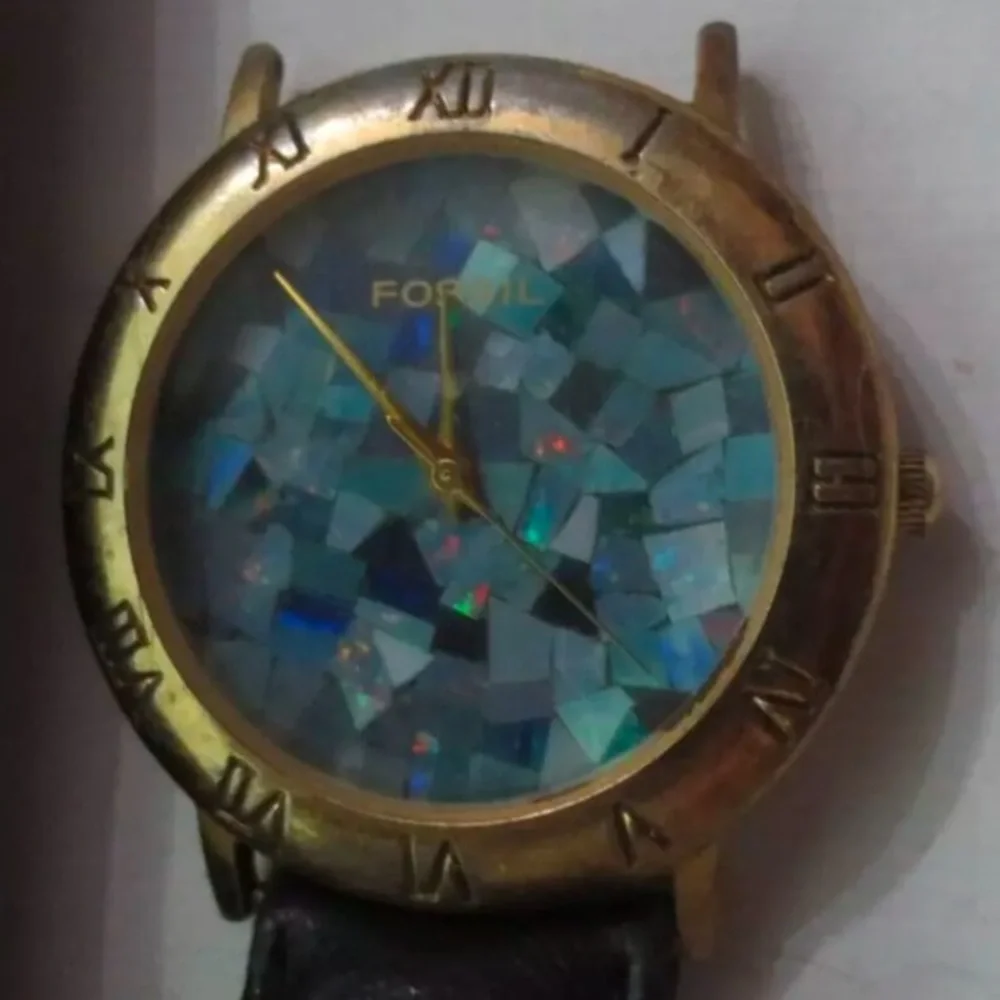 1994 FOSSIL SHATTERED ABALONE WATCH SC-5489